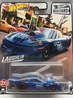 Hot Wheels Premium Corvette Z06 Drag Racer Laughlin Real Riders